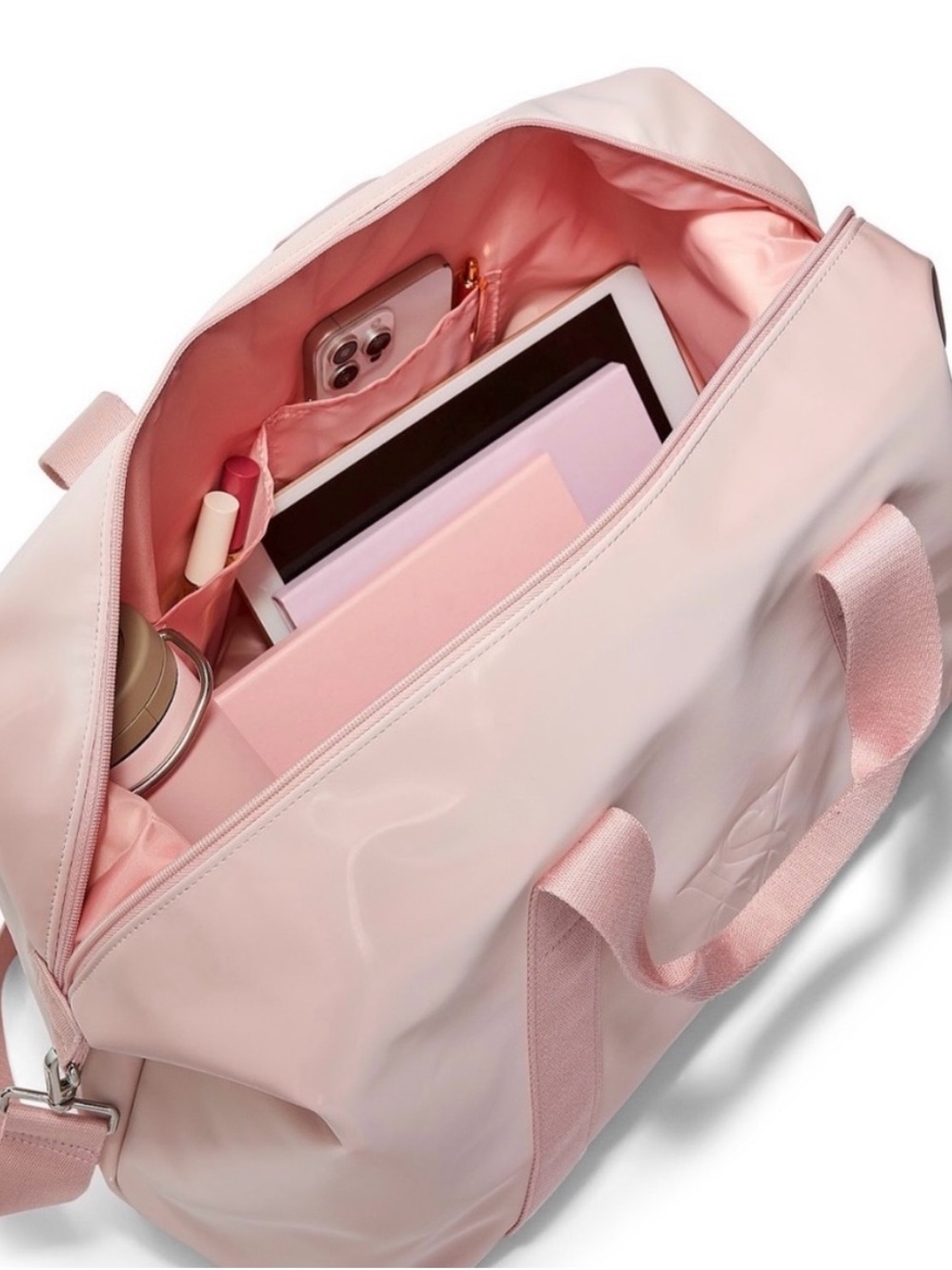 NVictoria's Secret Light Pink Tote Duffle bag with Dual Handles